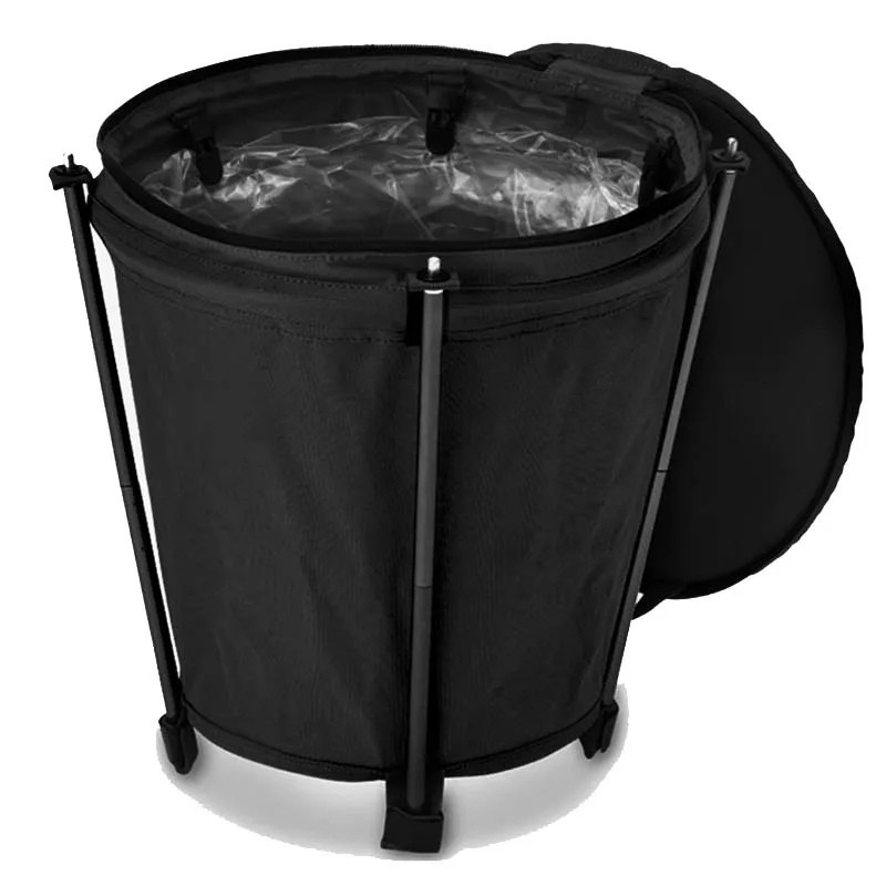 TrailNest hopfällbar campingkorg med oxfordtyg och 20 liters kapacitet, PVC-foder