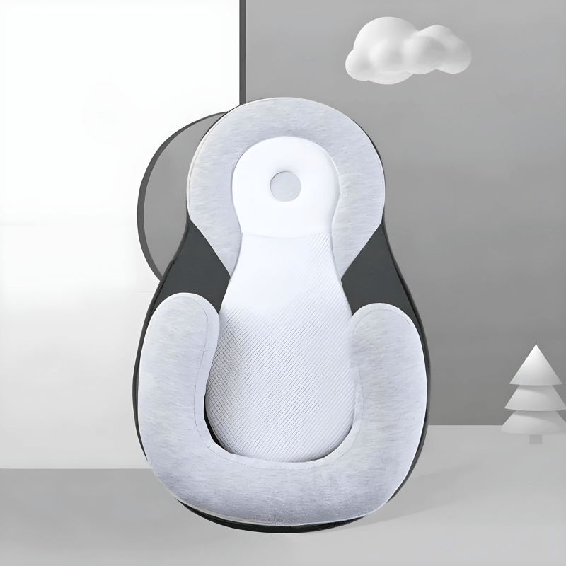NurtureNest Babykudde Ergonomisk kudde för trygg sömn