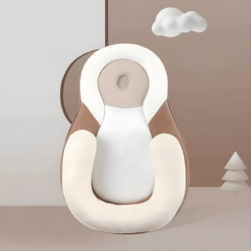NurtureNest Babykudde Ergonomisk kudde för trygg sömn