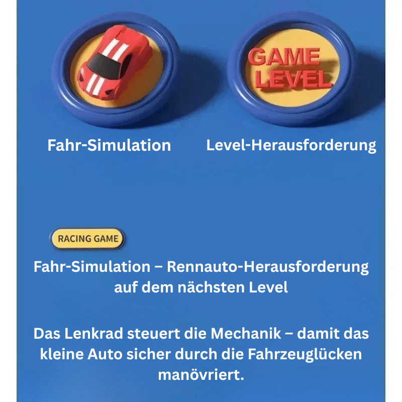 NovaRide Dash Realistiskt ratt för barn för fantasifulla racingäventyr