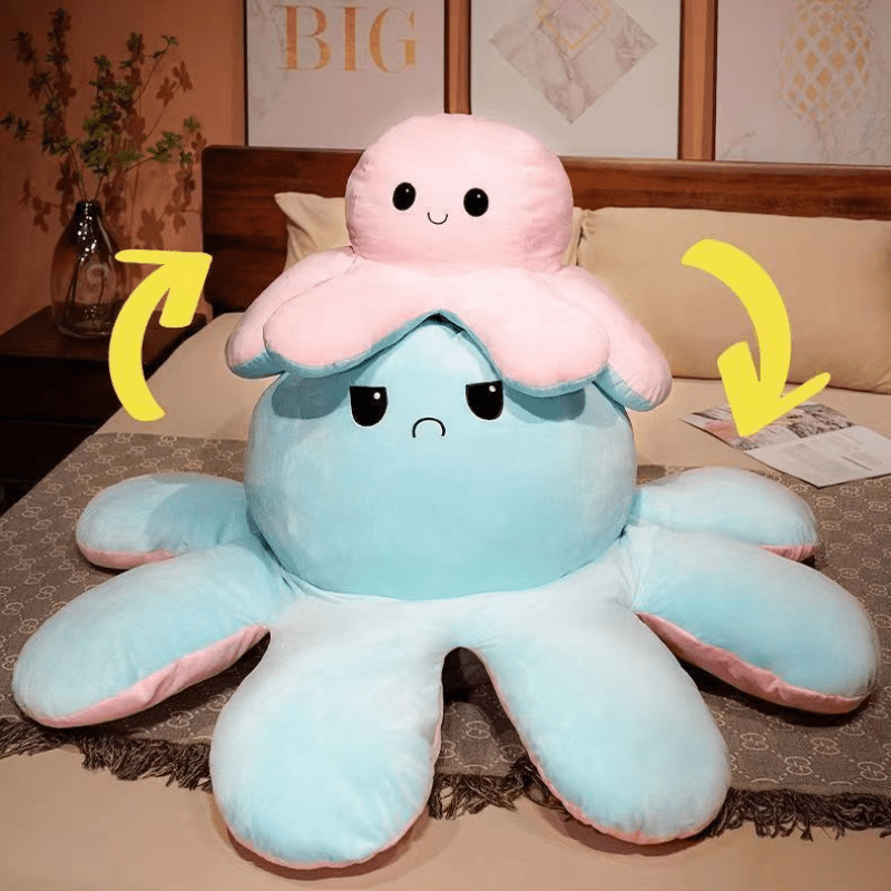Peluche Snuggle Octo - Poulpe Câlin pour Enfants et Câlins