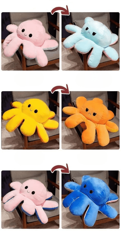 Peluche Snuggle Octo - Poulpe Câlin pour Enfants et Câlins