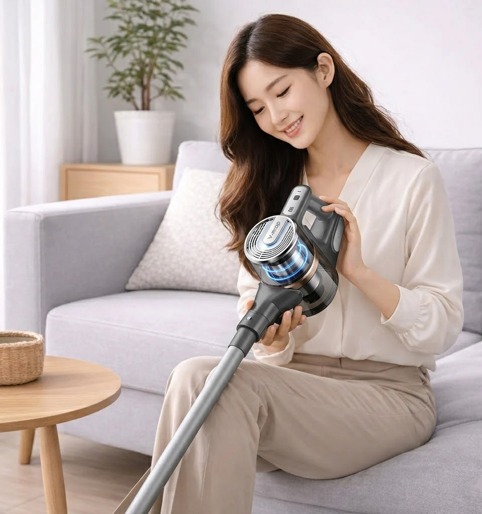Lightweight Cordless Stick Vacuum For Home Floor Cleaning