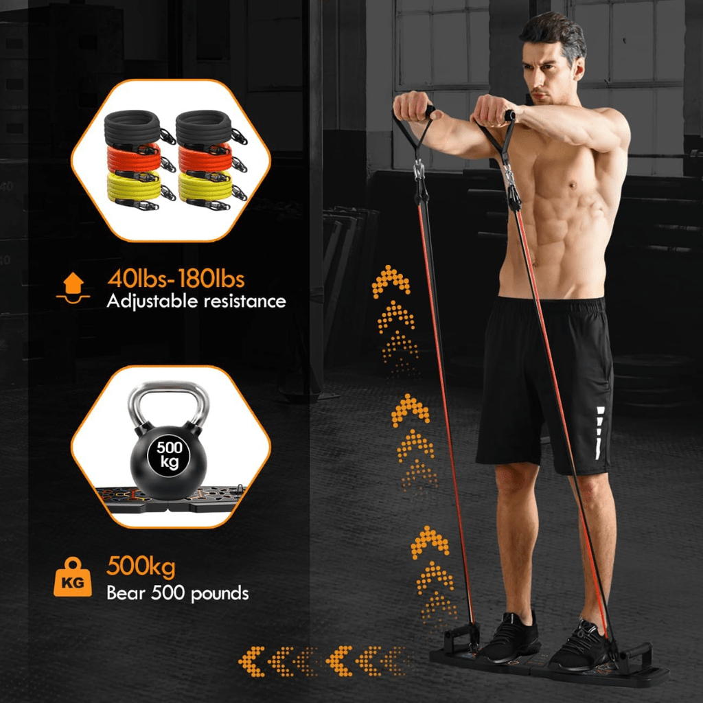 CoreFlex Compact Home Fitness Set For Strength Training And Full-Body Workouts