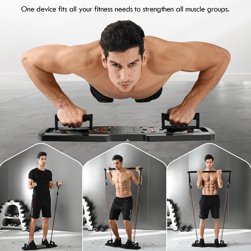 CoreFlex Compact Home Fitness Set For Strength Training And Full-Body Workouts