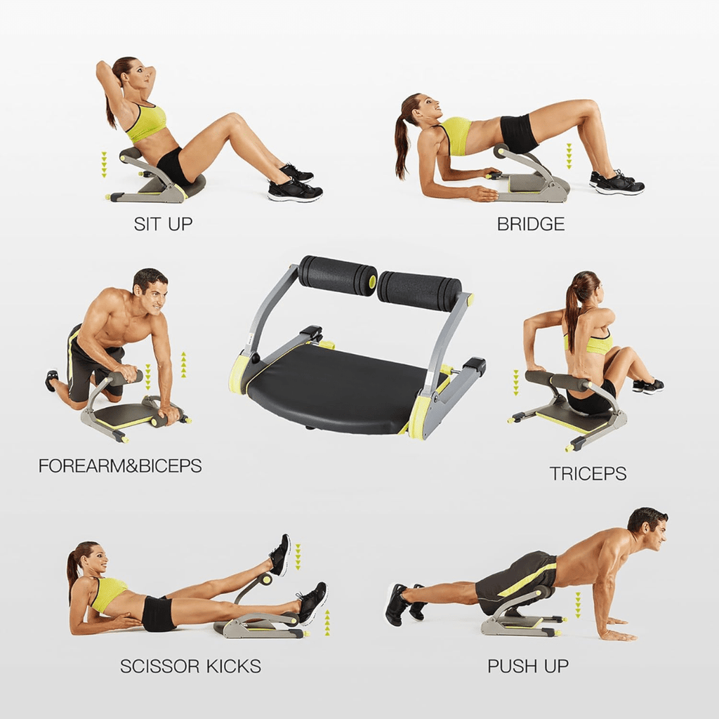 NovaFlex Compact Ab Crunch Trainer For Effective Abdominal Muscle Training