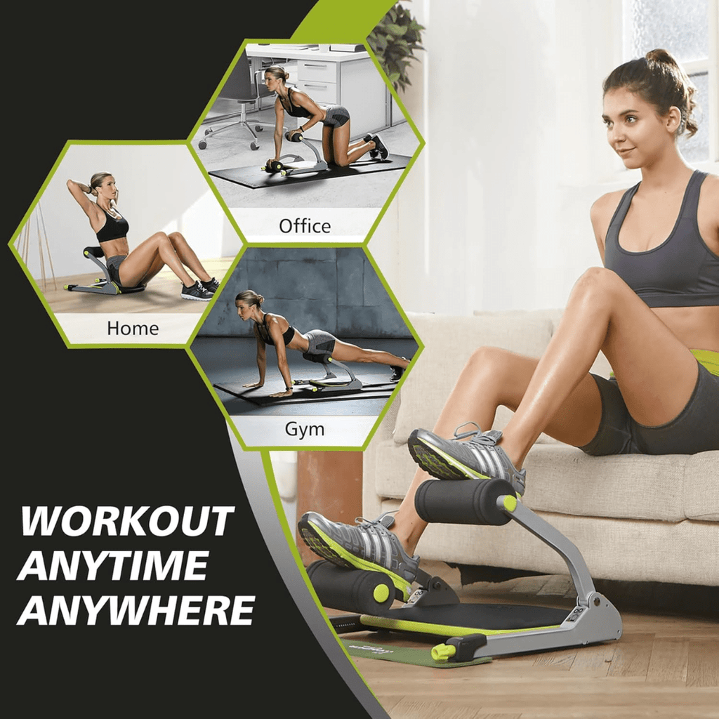 NovaFlex Compact Ab Crunch Trainer For Effective Abdominal Muscle Training