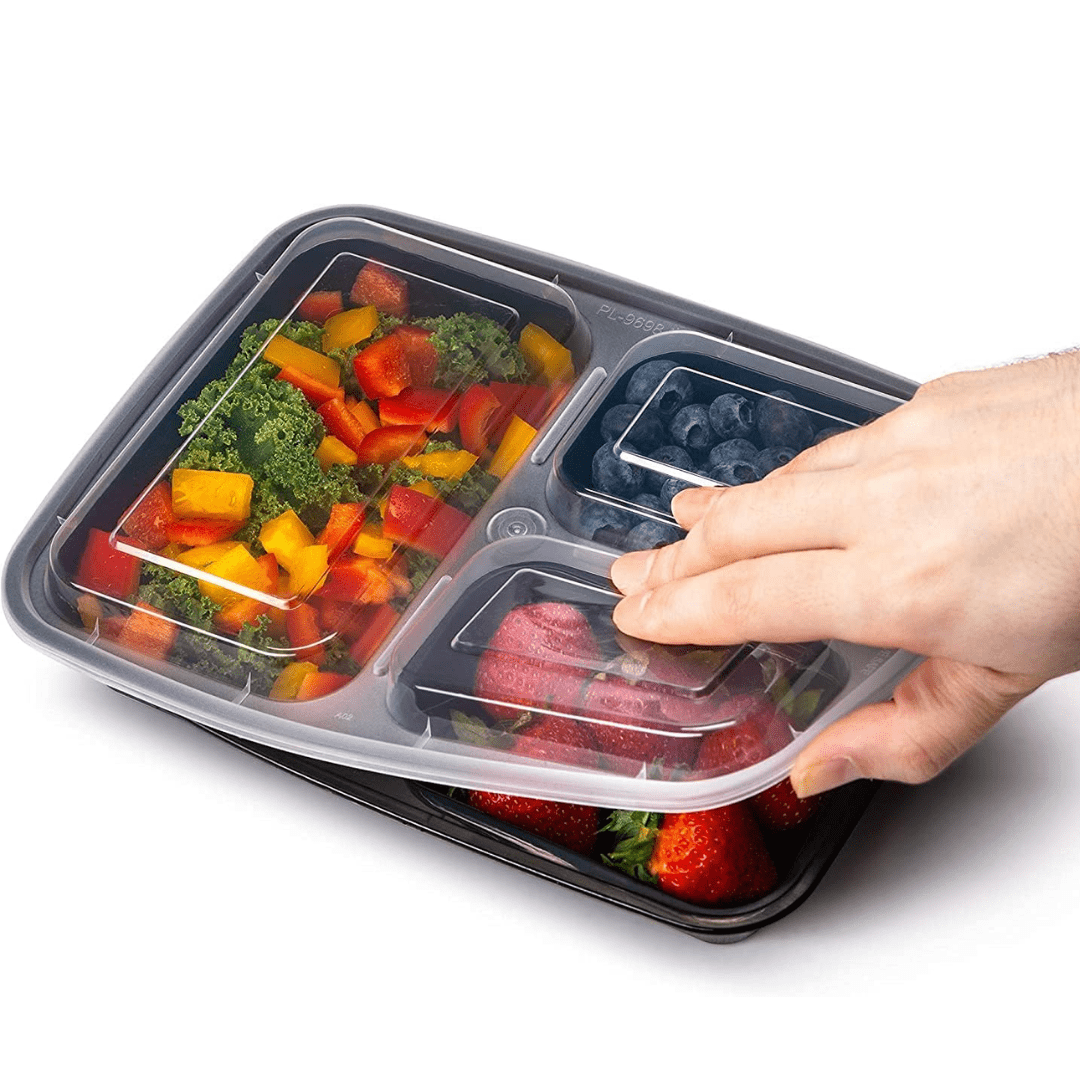 BentoForge Three Compartment Bento Box For Structured Meals