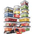 Bright Stack 16 vzduchotěsných úložných boxů pro elegantní organizaci kuchyně