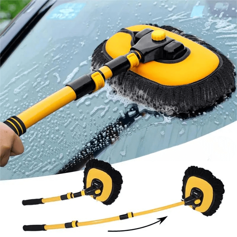 AeroSweep Pro Autowaschmopp mit Teleskop-Chenille-Reinigungsbürste