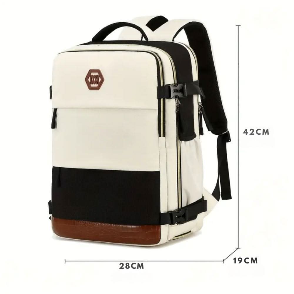 MetroFlex Pack Versatile Travel Backpack With Laptop Compartment And Shoe Compartment