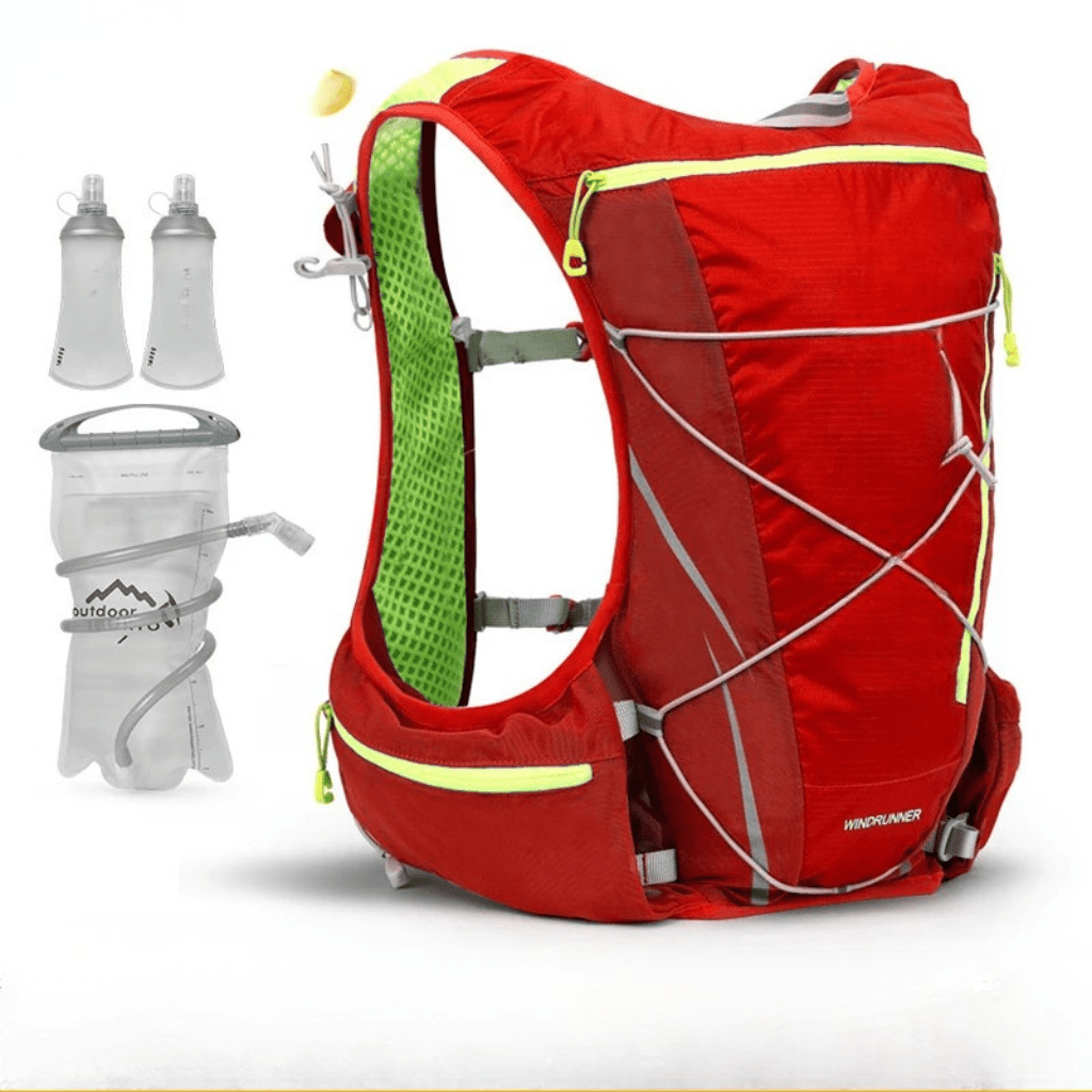 AeroHydra 8L Breathable Hydration Backpack With 1.5L Bladder For Running And Cycling