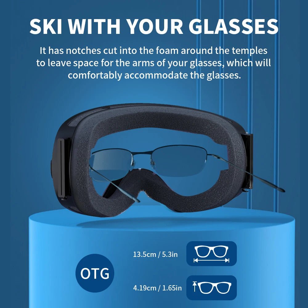 AeroSwap Vision skidglasögon med utbytbara linser, imfria och UV400-skydd