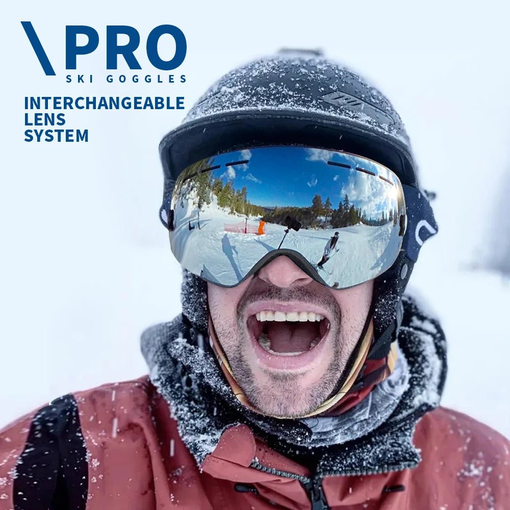 AeroSwap Vision skidglasögon med utbytbara linser, imfria och UV400-skydd