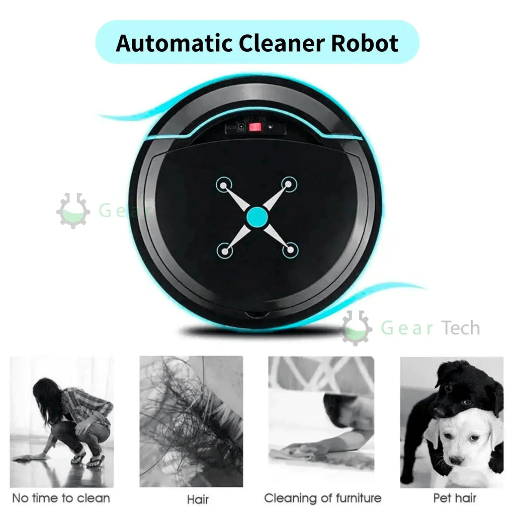 NovaSweep Smart Robot Vacuum With Intelligent Navigation And Mopping Function