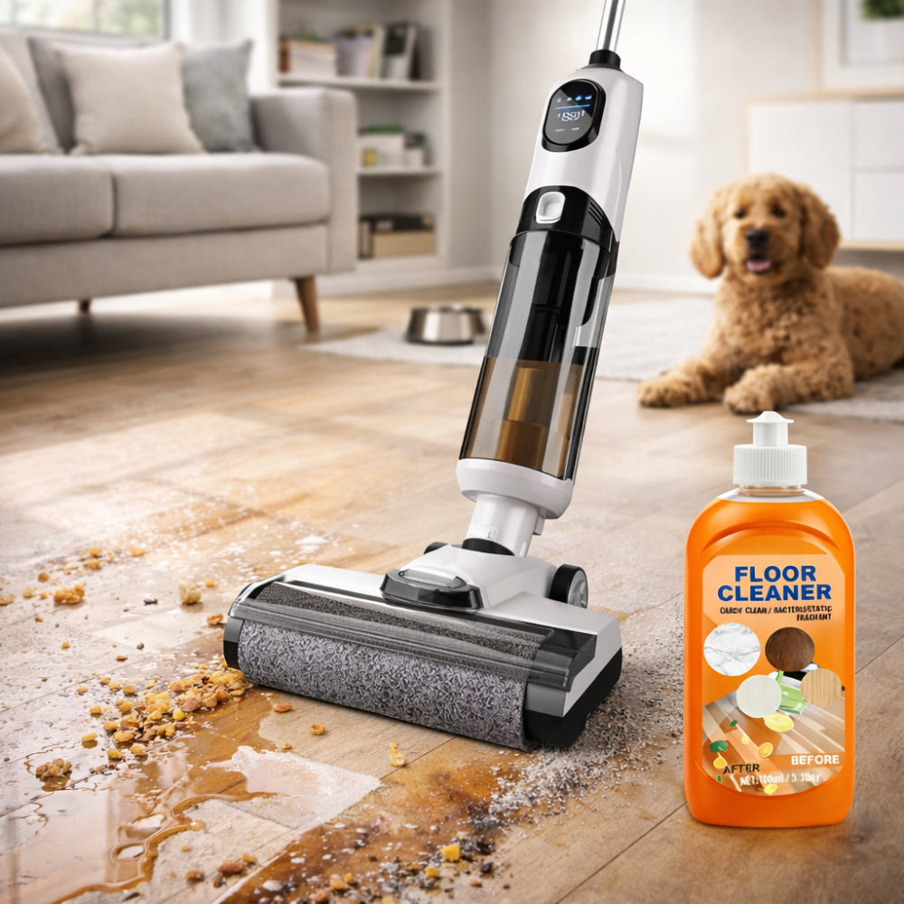 Cordless Vacuum Cleaner For Wet And Dry Floor Mopping