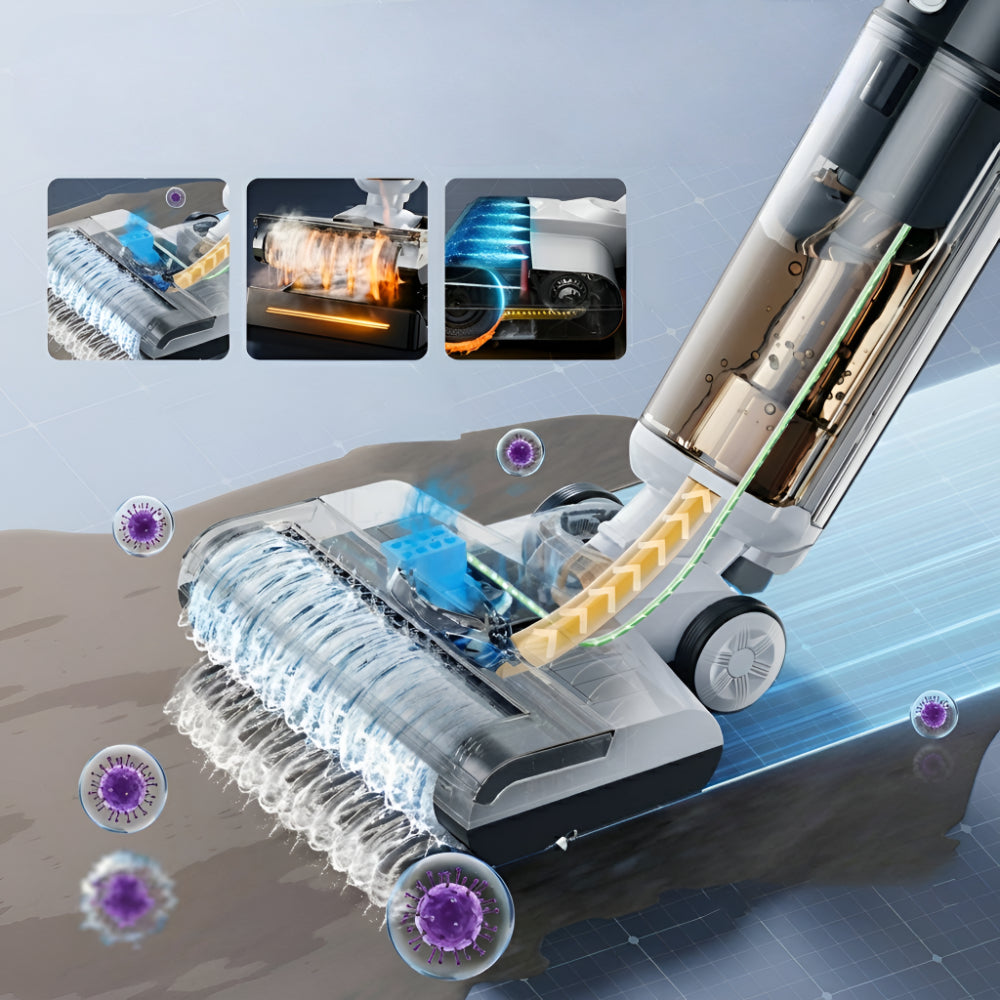 Cordless Vacuum Cleaner For Wet And Dry Floor Mopping