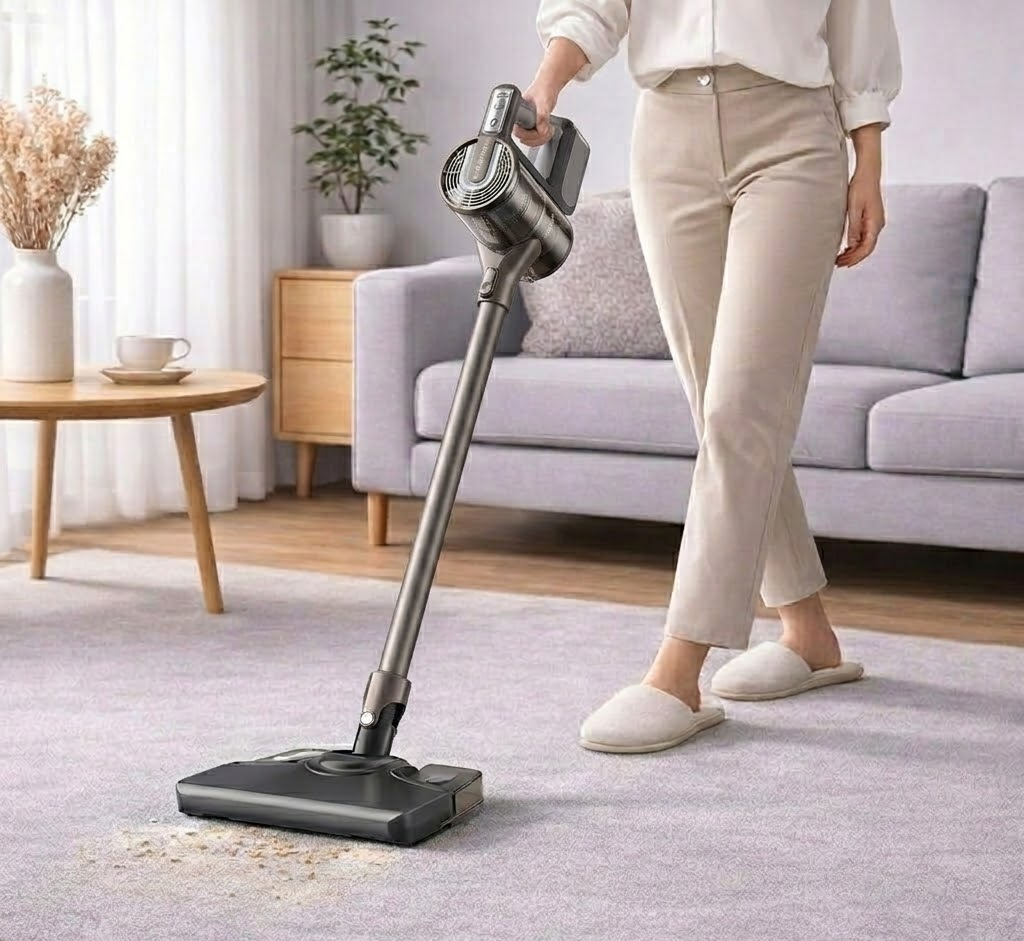 Lightweight Cordless Stick Vacuum For Home Floor Cleaning