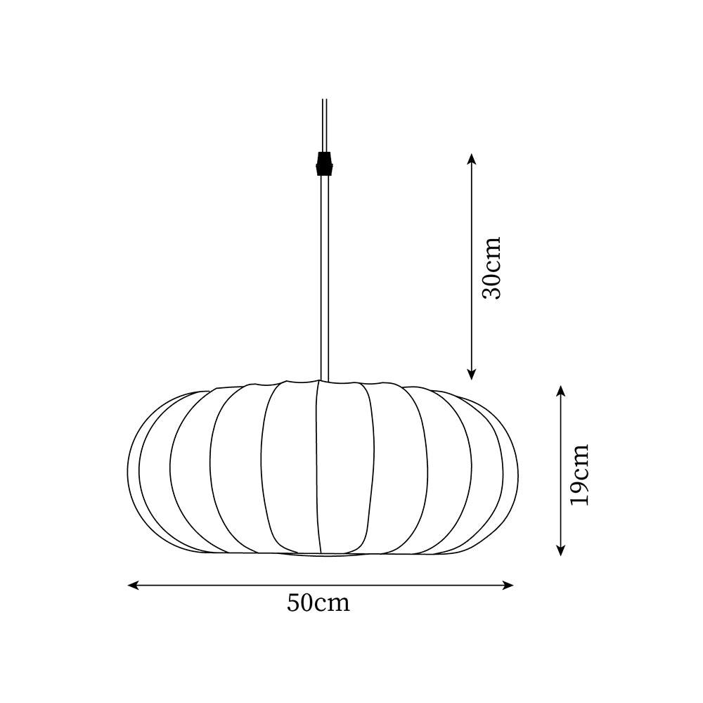 Závěsná lampa Horizon inspirovaná japonským minimalismem a wabi-sabi