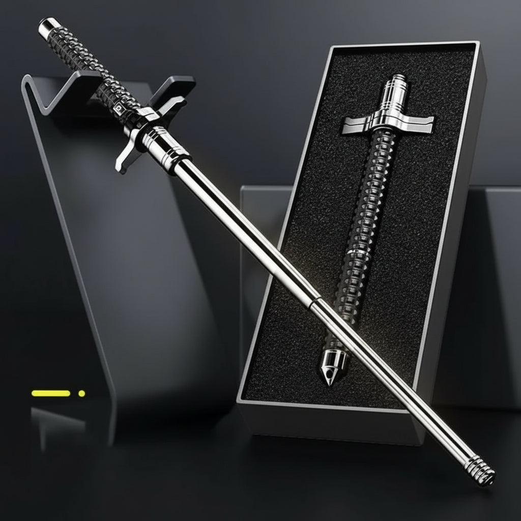 MetroGuard Pro verstellbarer Wanderstock mit rutschfestem Griff und unauffälliger Sicherheitsfunktion