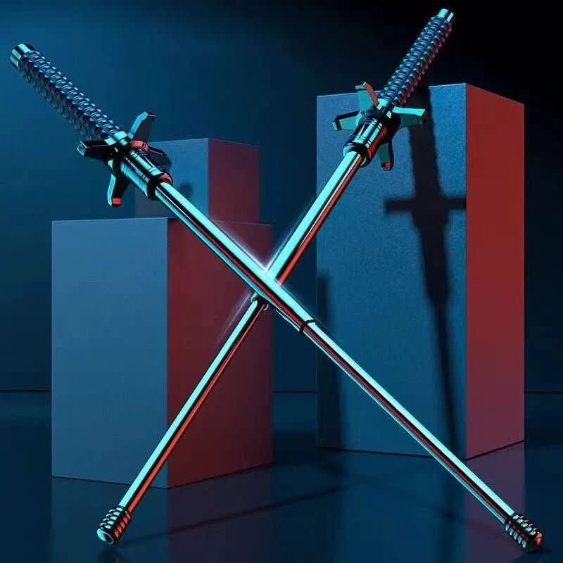 MetroGuard Pro verstellbarer Wanderstock mit rutschfestem Griff und unauffälliger Sicherheitsfunktion