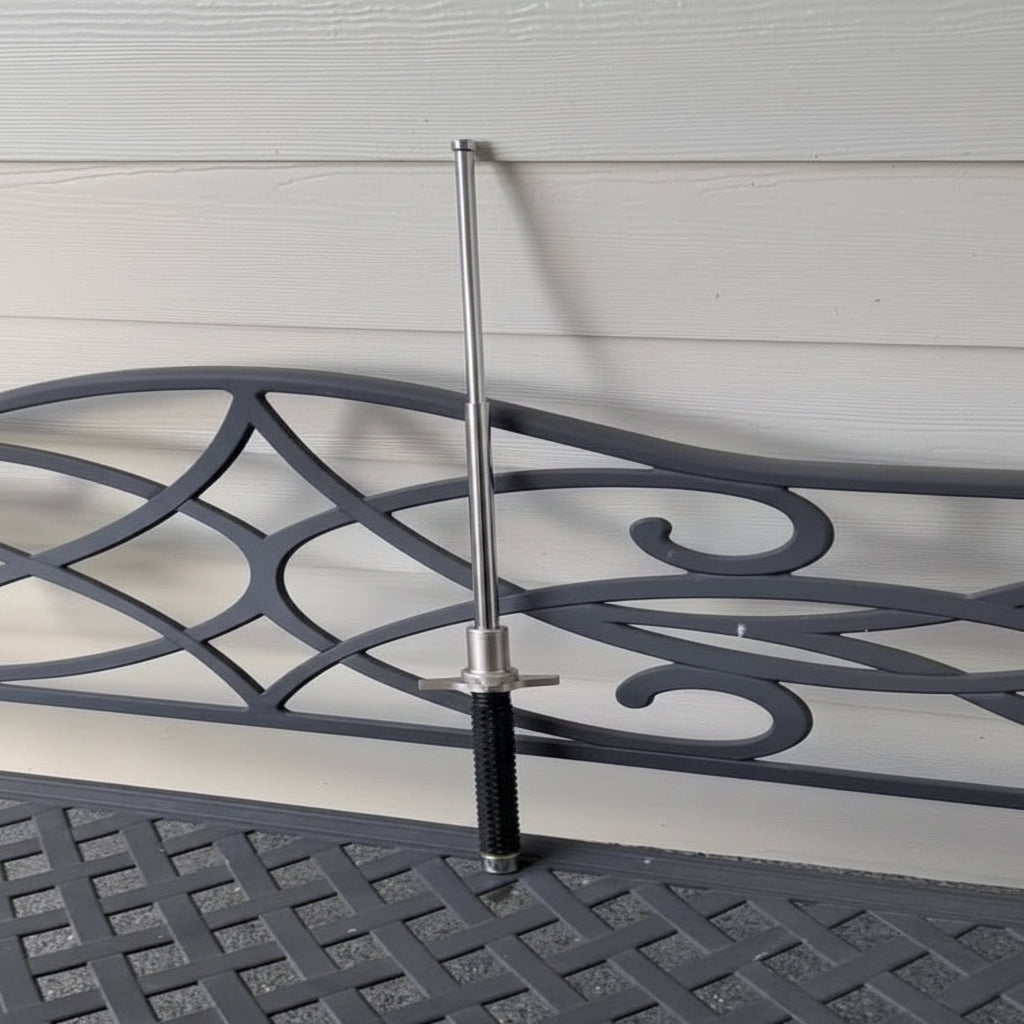 MetroGuard Pro verstellbarer Wanderstock mit rutschfestem Griff und unauffälliger Sicherheitsfunktion