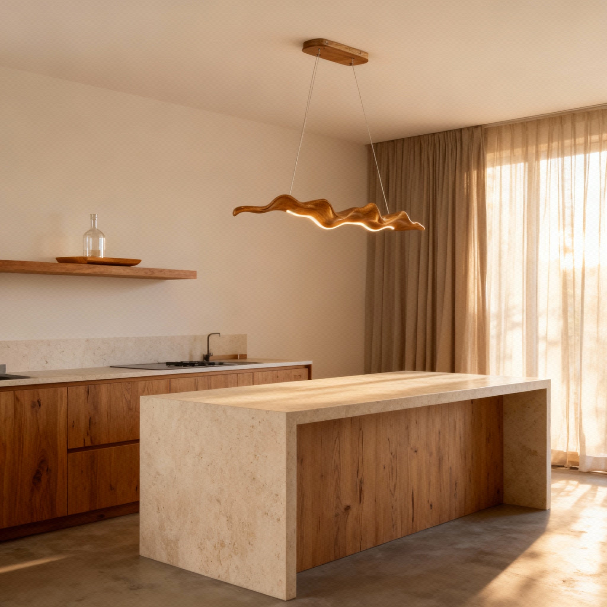 NovaLuxe modern vas és gyanta étkezői csillár