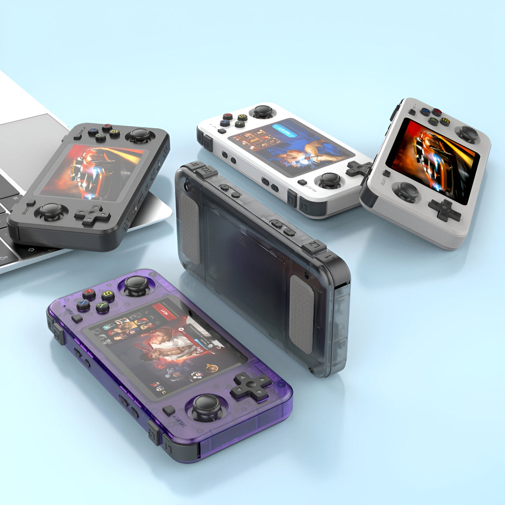 内蔵ゲーム搭載のポータブルクアッドコアハンドヘルドレトロアーケードコンソール