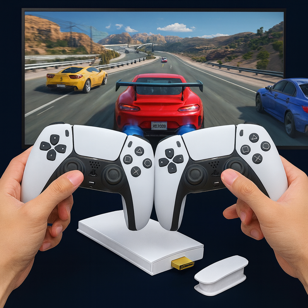 Pen Wireless HDMI Retro com 20.000 Jogos Integrados para a Sua TV