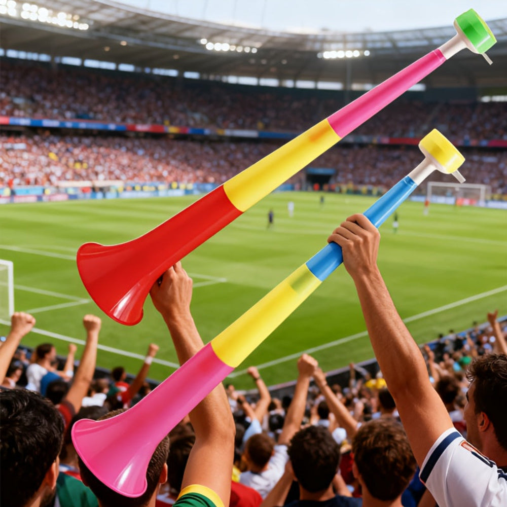 Portable Vuvuzela Horns For Stadium Cheer And Party Noise