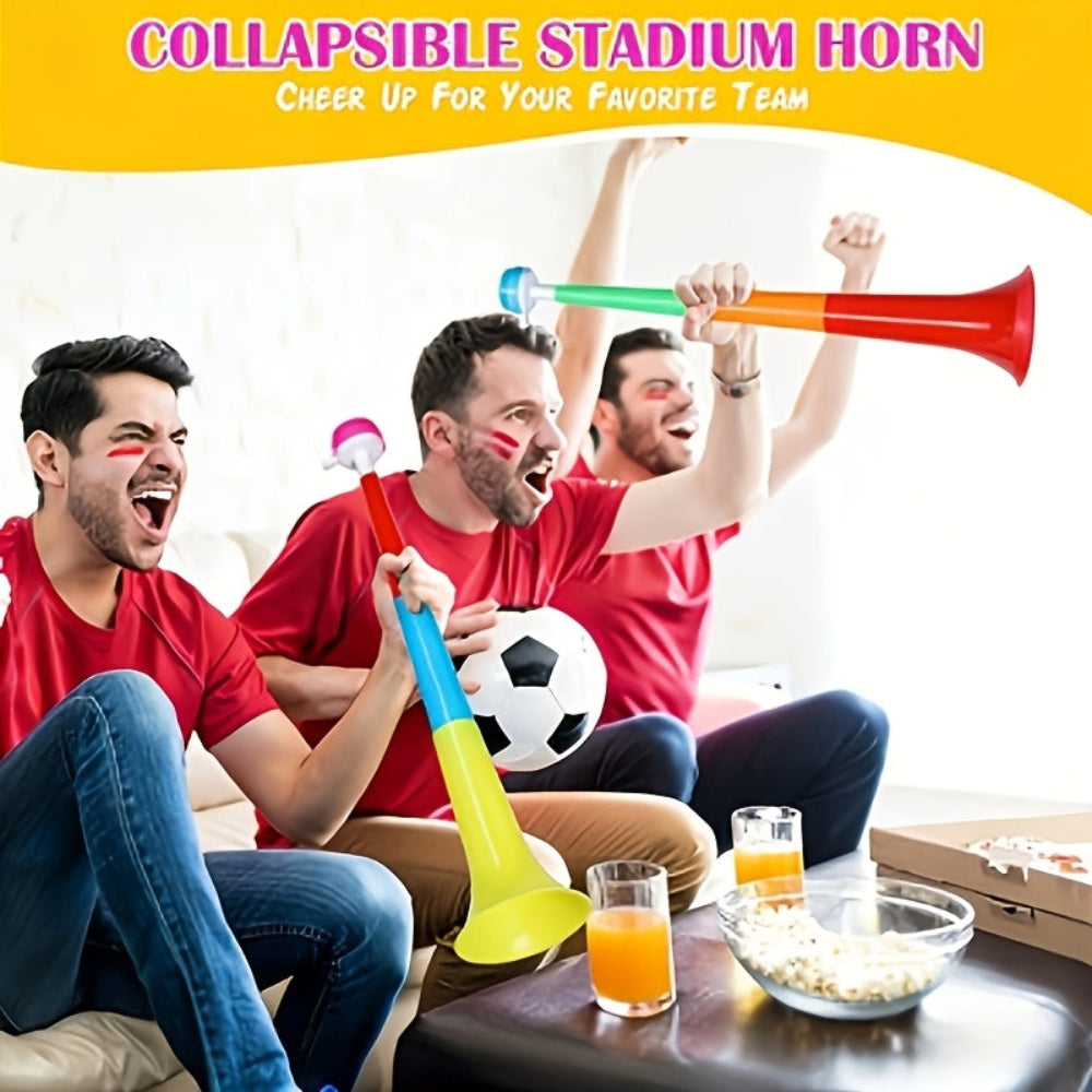 Portable Vuvuzela Horns For Stadium Cheer And Party Noise