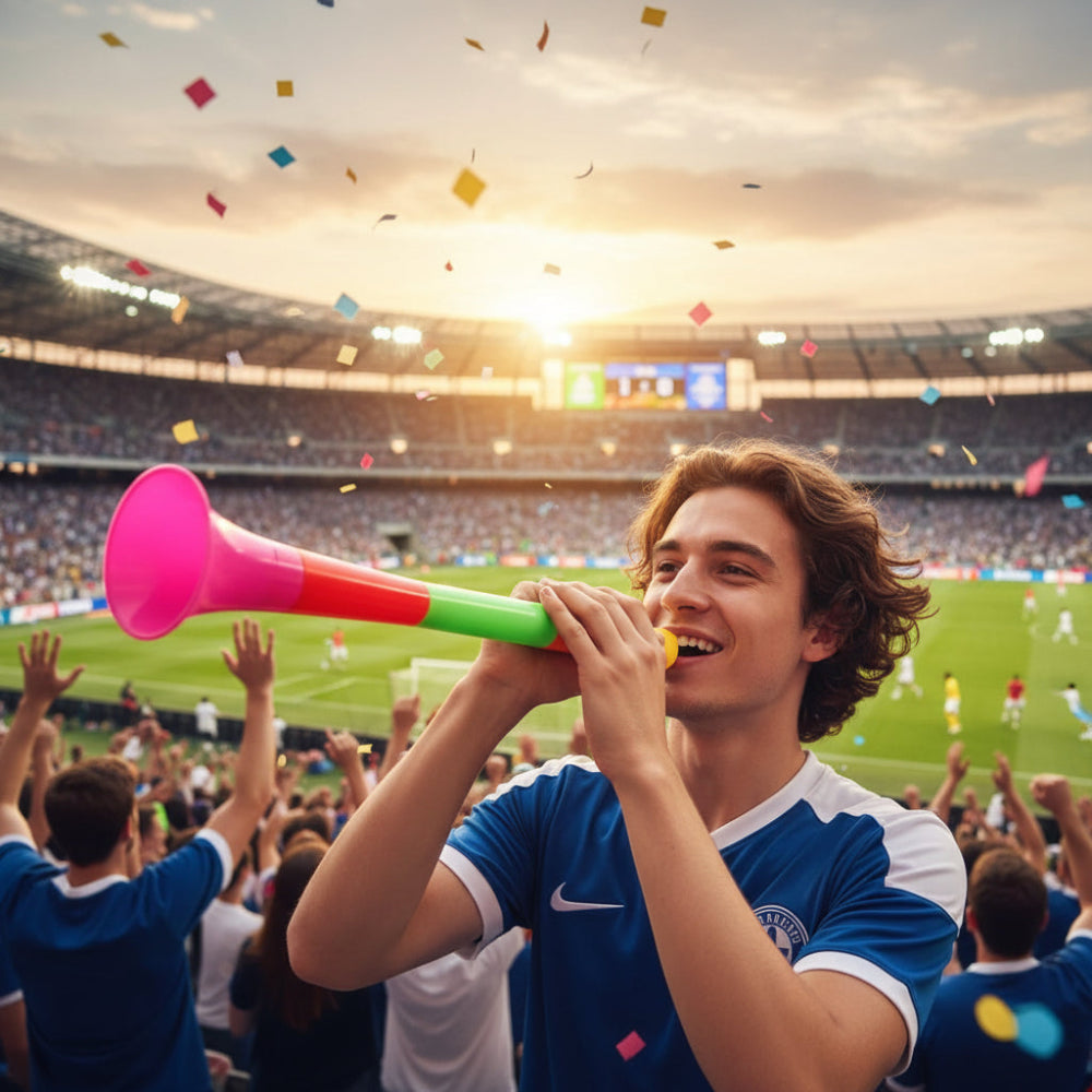 Portable Vuvuzela Horns For Stadium Cheer And Party Noise