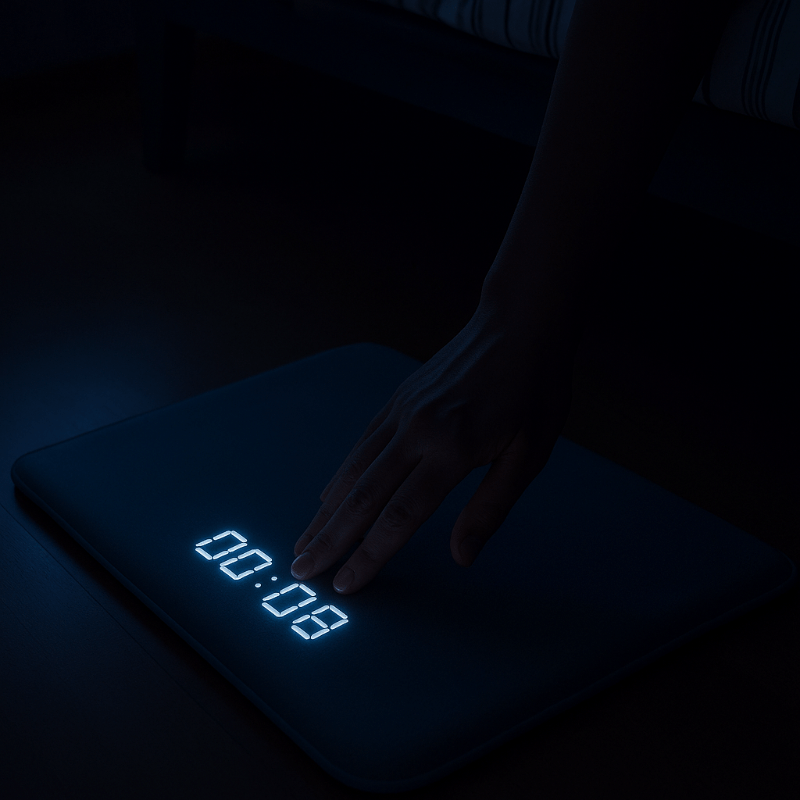 FloorPulse Intelligent Carpet Alarm Clock With Pressure Sensor for Heavy Sleepers
