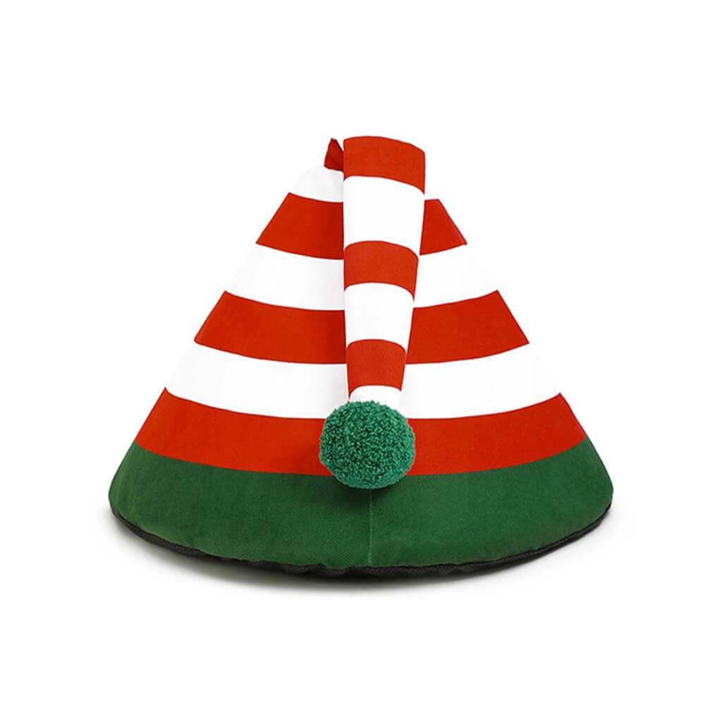 HolidayHaven Lit Douillet de Noël pour Chats pour Espaces de Vie Festifs