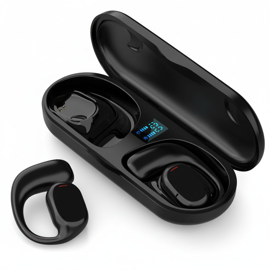 Open Ear Bone Conduction Wireless Earbuds for Sports Bluetooth Headphones