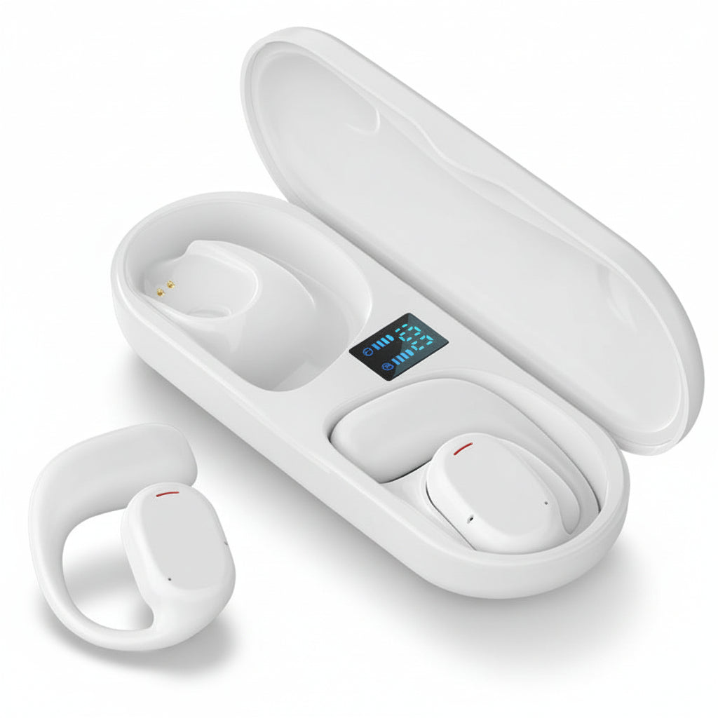 Open Ear Bone Conduction Wireless Earbuds for Sports Bluetooth Headphones