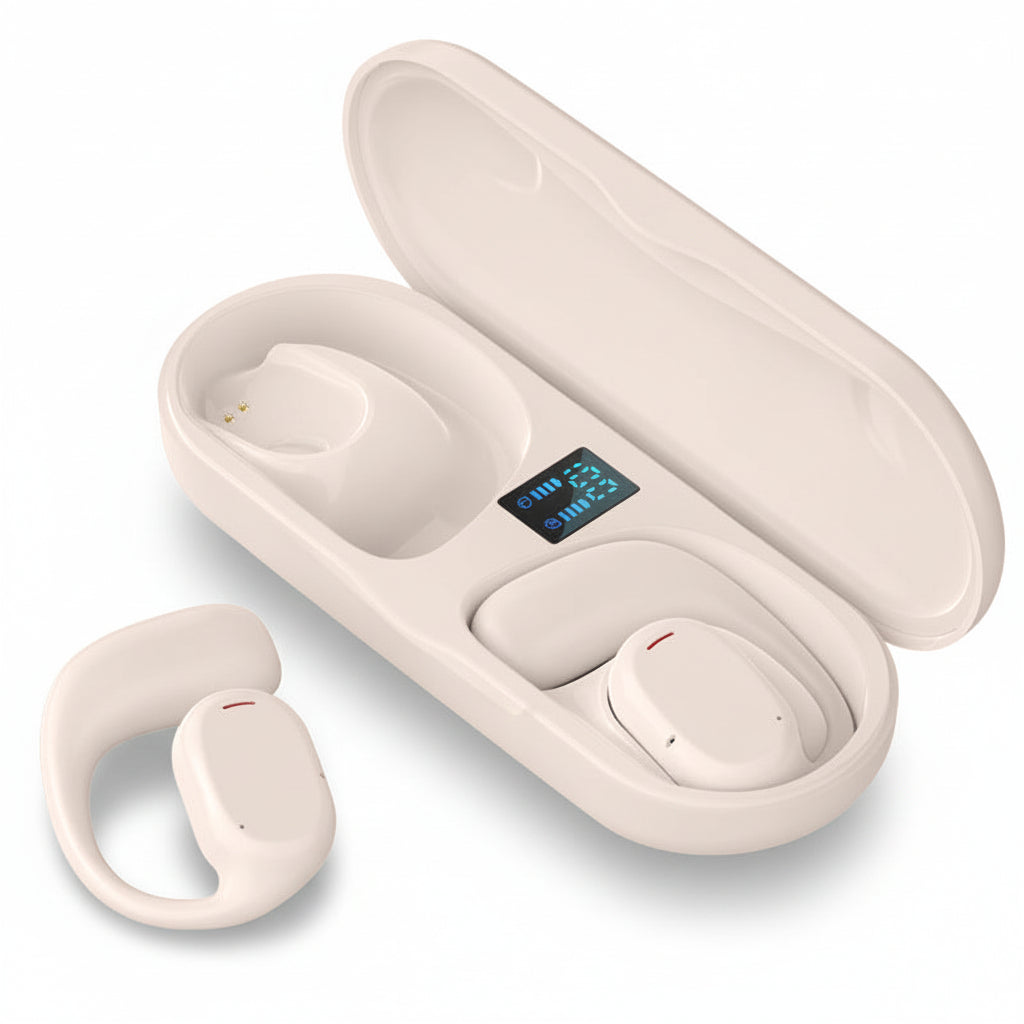 Open Ear Bone Conduction Wireless Earbuds for Sports Bluetooth Headphones