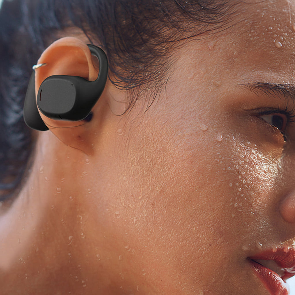 Open Ear Bone Conduction Wireless Earbuds for Sports Bluetooth Headphones