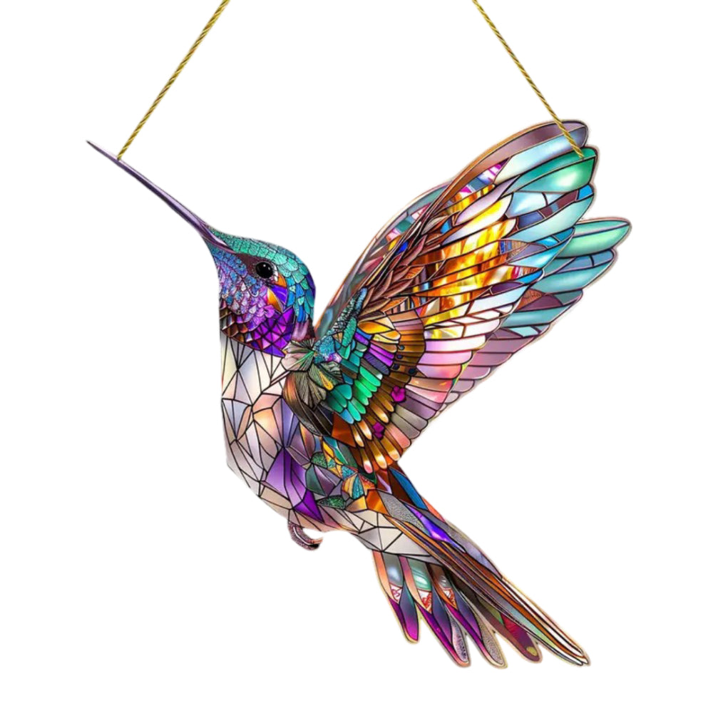 Hummingbird Window Suncatcher Wall Art Hanging Decor