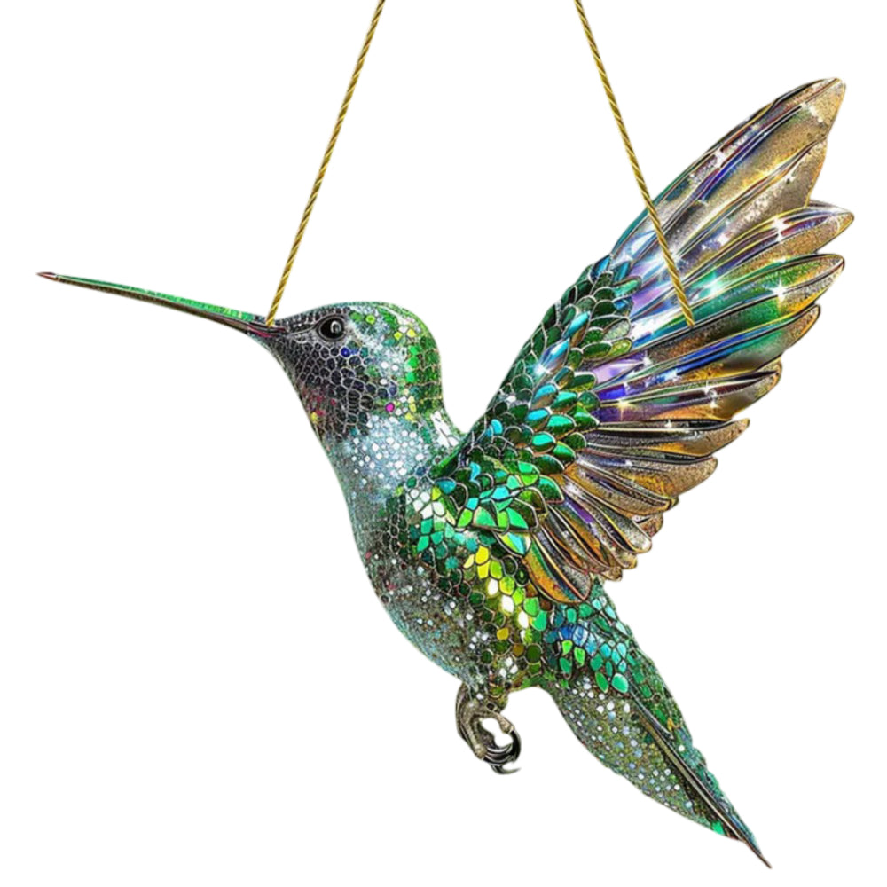 Hummingbird Window Suncatcher Wall Art Hanging Decor