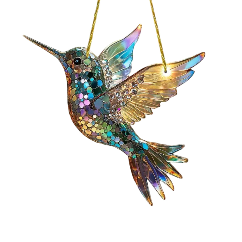 Hummingbird Window Suncatcher Wall Art Hanging Decor