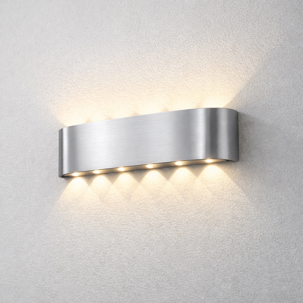 LED Wall Sconce With Minimalist Modern Design For Indoor And Outdoor Use