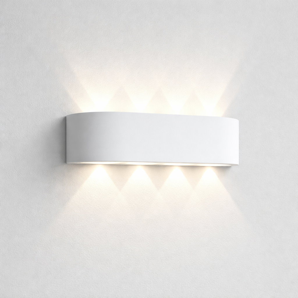 LED Wall Sconce With Minimalist Modern Design For Indoor And Outdoor Use