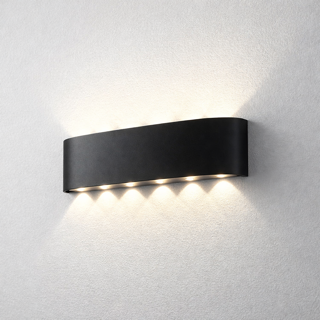 LED Wall Sconce With Minimalist Modern Design For Indoor And Outdoor Use