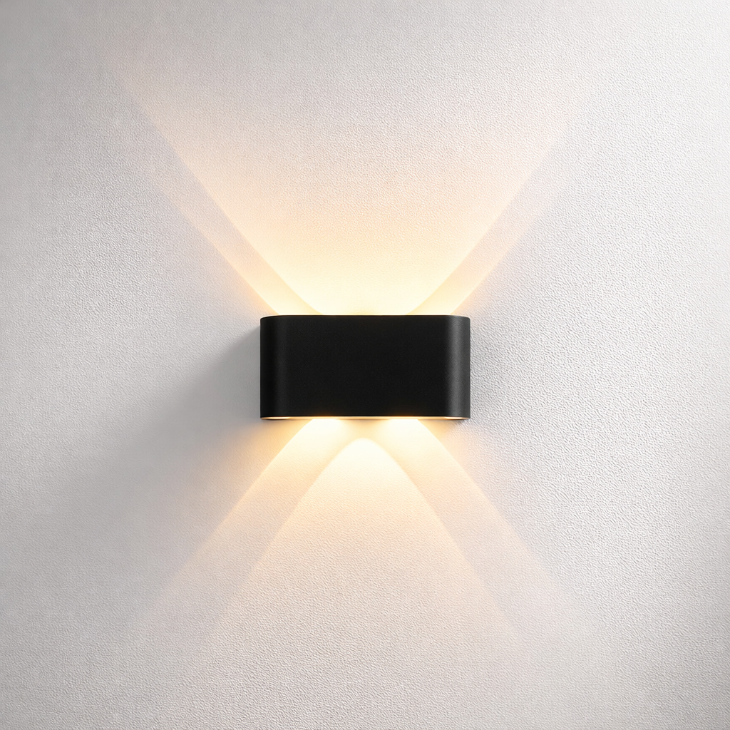 LED Wall Sconce With Minimalist Modern Design For Indoor And Outdoor Use
