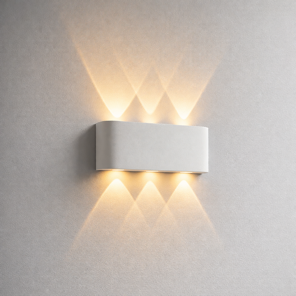 LED Wall Sconce With Minimalist Modern Design For Indoor And Outdoor Use