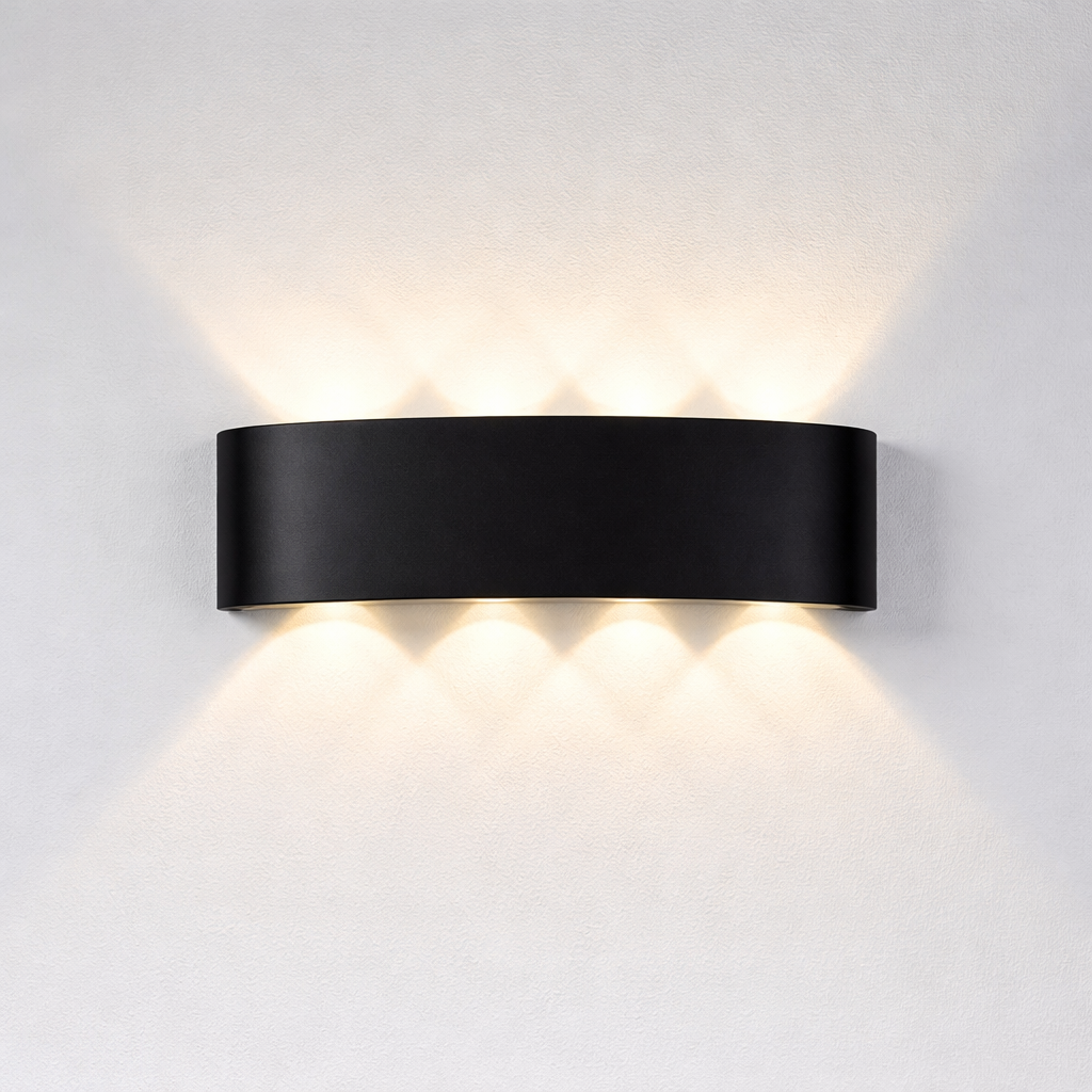 LED Wall Sconce With Minimalist Modern Design For Indoor And Outdoor Use