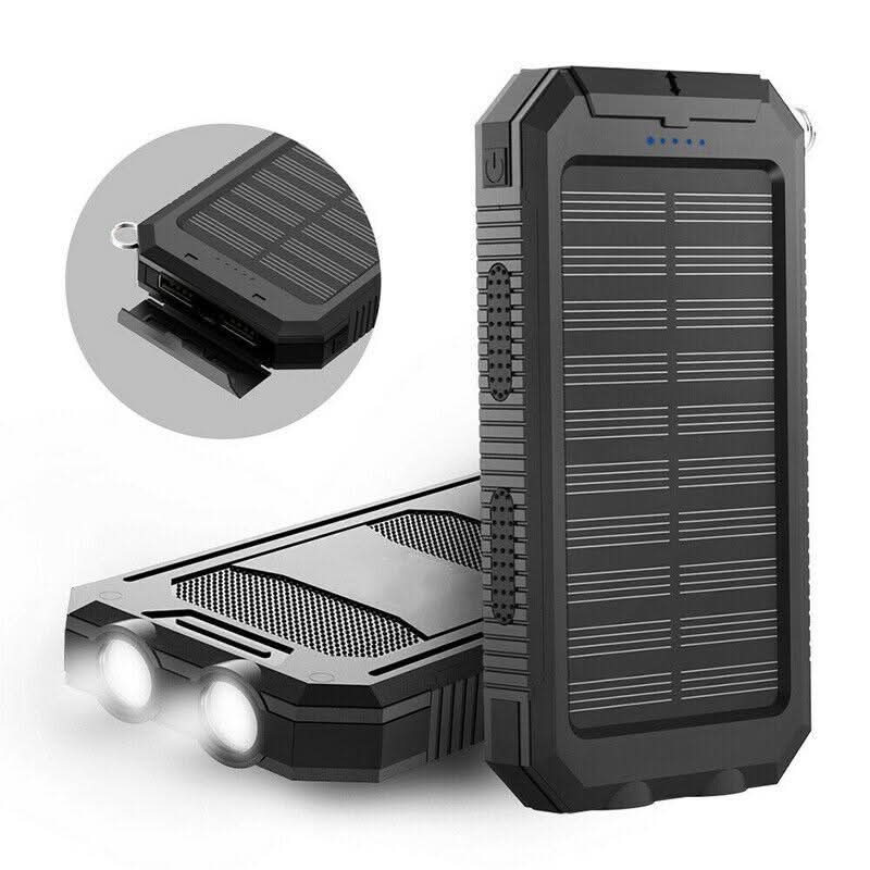 AeroVolt Power Bank Solar Rezistent la Apă 10000mAh cu Dual USB