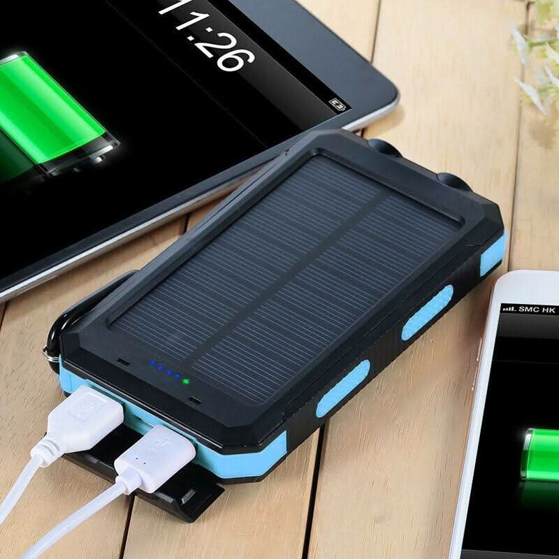 AeroVolt Power Bank Solar Rezistent la Apă 10000mAh cu Dual USB