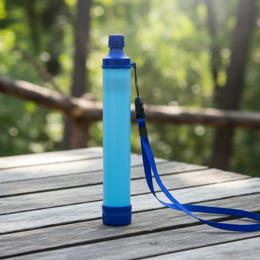 AquaShield Survival Filter Przenośny czterostopniowy filtr do wody na wyprawy outdoorowe